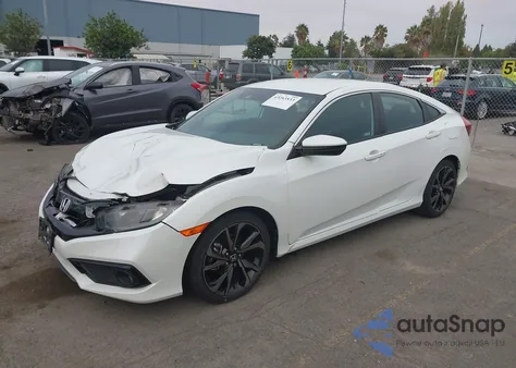 2020 Honda Civic Sport из США, поврежденный, VIN 2HGFC2F89LH534609